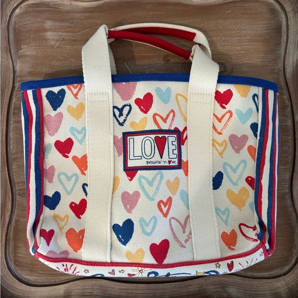 Brighton Red White And You Mini Tote NWOT - Picture 2 of 6